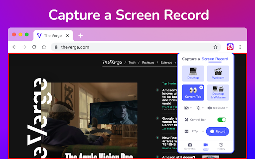 Screen capture and recorder - Screenshot Tool screenshot
