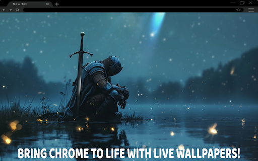 Sad Knight 4K Live Wallpaper New Tab screenshot
