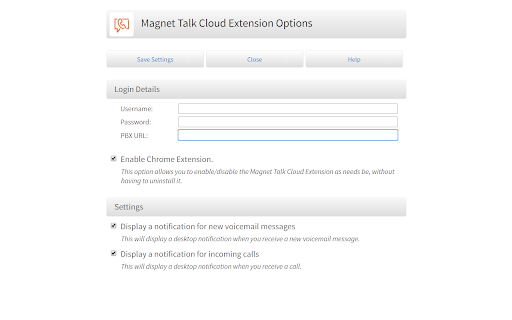 Magnet Talk Cloud Extension screenshot