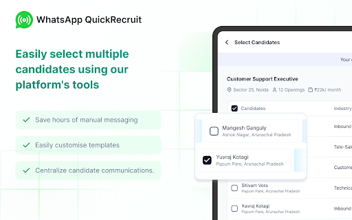 WA Quick Recruit by Job Hai screenshot