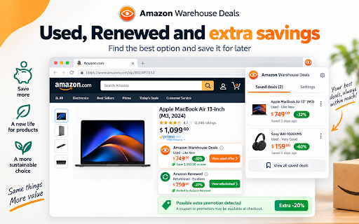 Amazon Warehouse Deals screenshot