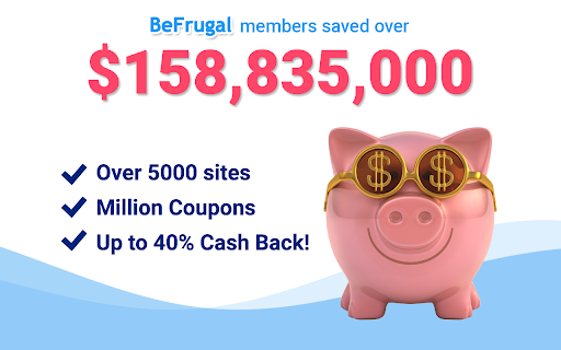 BeFrugal: Automatic Coupons and Cash Back screenshot