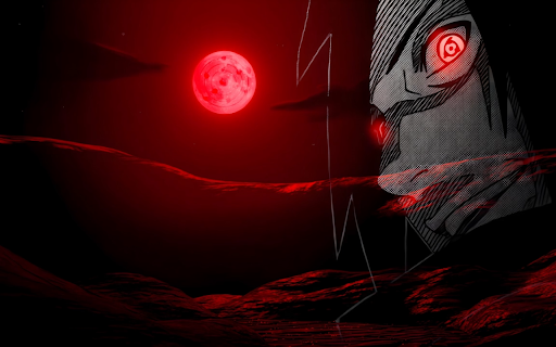 Itachi Uchiha Red Loop Live Wallpaper screenshot