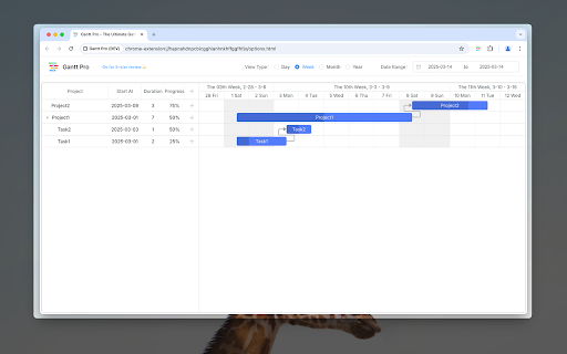 Gantt Pro screenshot