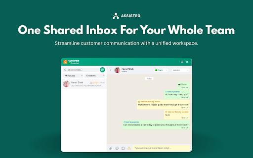 WA CRM & Shared Inbox by SyncMate screenshot
