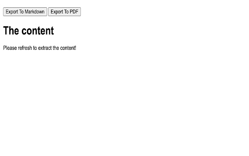 Webpage to Markdown and PDF screenshot