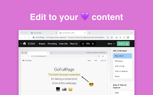 GoFullPage BETA - Full Page Screen Capture screenshot