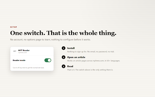 NYT Reader: Unlock the New York Times screenshot