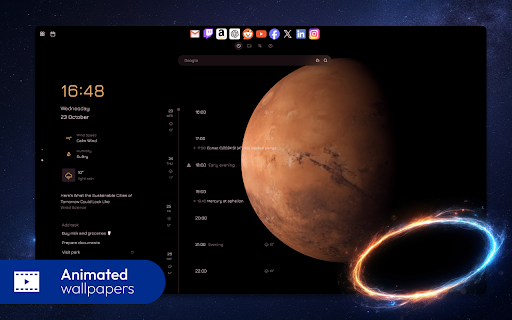 AI New Tab: Calendar, Tasks, ChatGPT screenshot