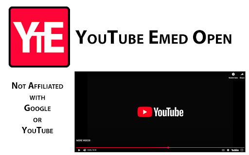 YTE - YT Embed Open screenshot
