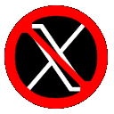 Don't look X.com icon