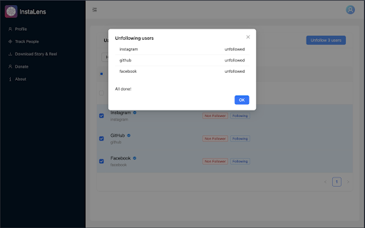 InstaLens – Instagram Follower Tracker screenshot