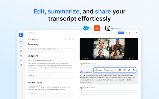 Notta: AI Meeting Notetaker & Audio Transcription screenshot