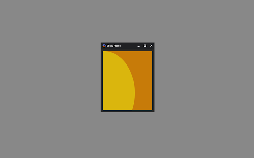 Sticky Frame screenshot