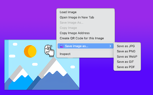 Save image as Type screenshot