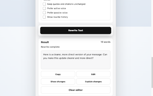 RewritePal: AI Rewriter & Grammar Checker screenshot