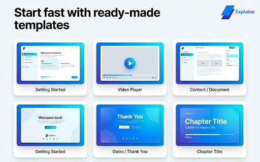 Explaino: AI Screen Recorder & Explainer Video Maker screenshot