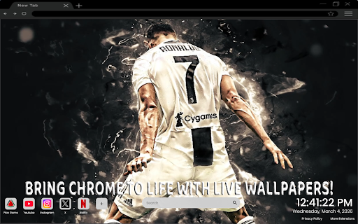 Cristiano Ronaldo CR7 : Mesmerizing Stance Live Wallpaper screenshot