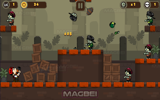 Zombie Buster Game - Runs Offline screenshot
