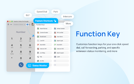 Yeastar Linkus for Google screenshot