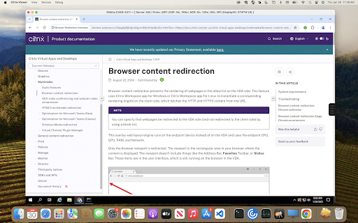 Browser Redirection Extension screenshot