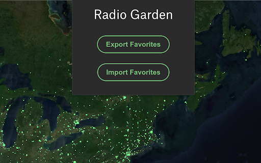 RadioGarden Export screenshot