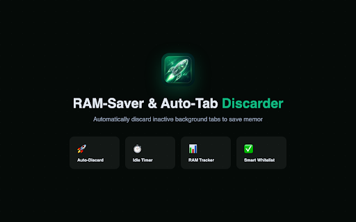 RAM-Saver & Auto-Tab Discarder screenshot