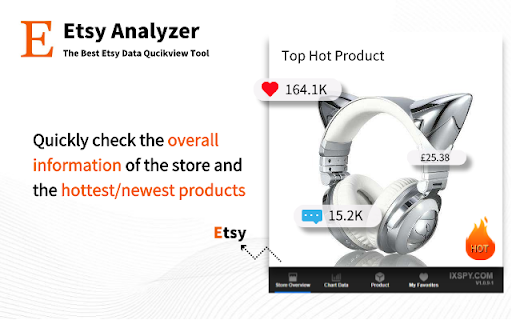 Etsy Analyzer screenshot