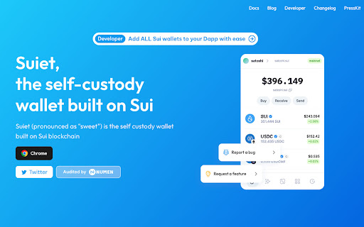 Suiet | Sui Wallet screenshot