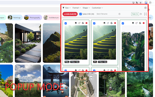 Bulk Image Downloader - HImage screenshot