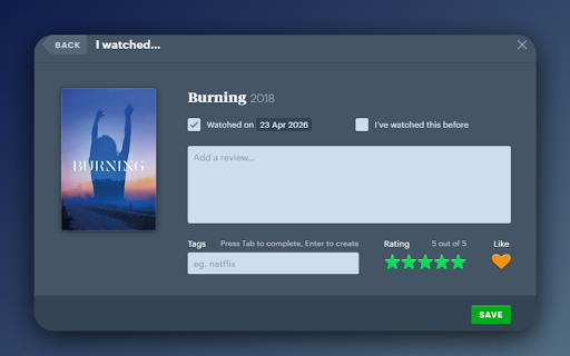 RateSync - Sync Letterboxd Rating to IMDb screenshot