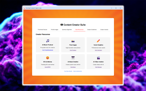 YouTube Content Creator Suite screenshot