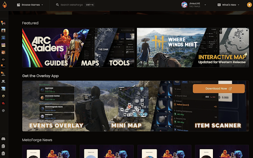 Metaforge screenshot