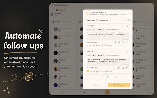 Decster CRM for Skool screenshot