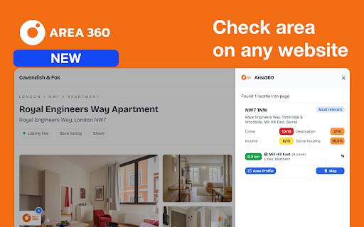 Area360 - Property Data screenshot