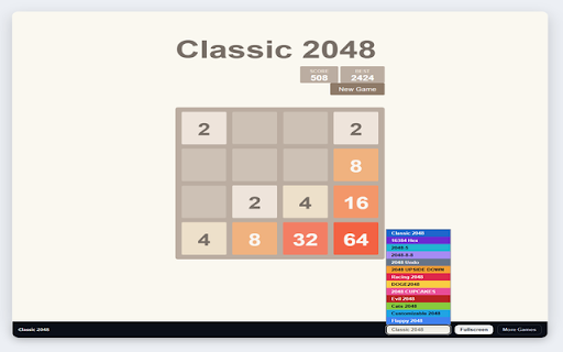 2048 Remix Arcade screenshot