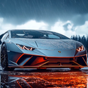 Snow Lamborghini Live Wallpaper icon
