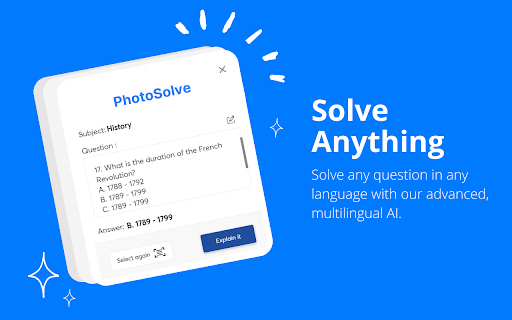 PhotoSolve - Scan & Solve Any Question screenshot