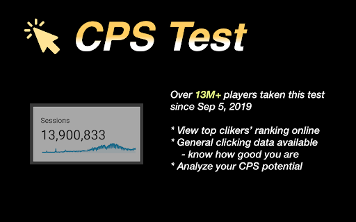 CPS Test with Clicks Tracking screenshot