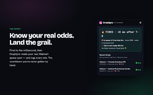 DropSync — a fair shot for fans screenshot