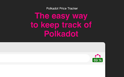 Polkadot Price Tracker screenshot