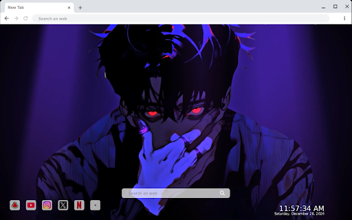 Anime Boy Villain Live Wallpaper screenshot