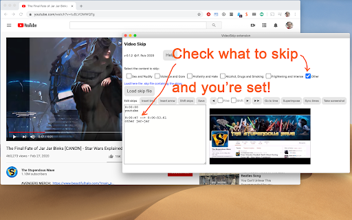 VideoSkip screenshot