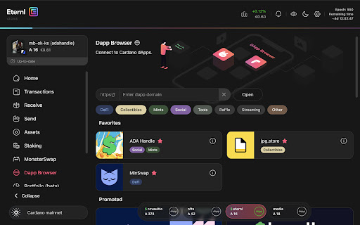 Eternl screenshot