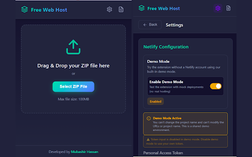 Free Web Host screenshot