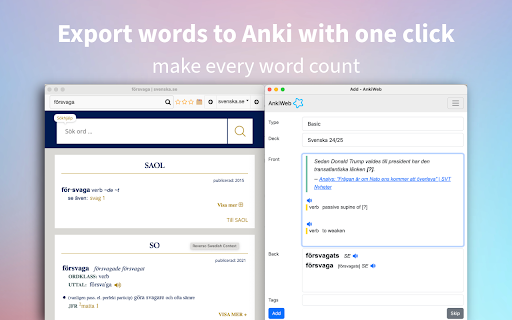Ordböcker - Dictionary & AI Translation for Swedish, Norwegian & Danish screenshot
