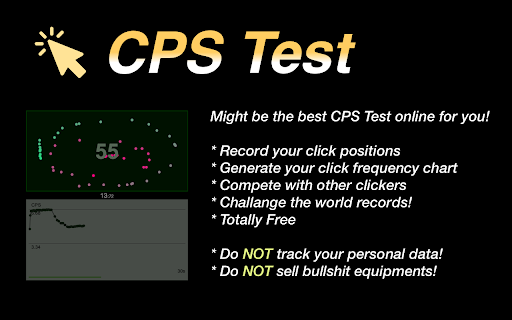 CPS Test with Clicks Tracking screenshot