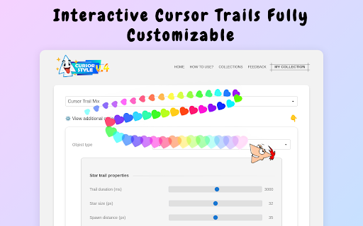 Cursor Style – Custom Mouse Cursors & Trails for Chrome™ screenshot
