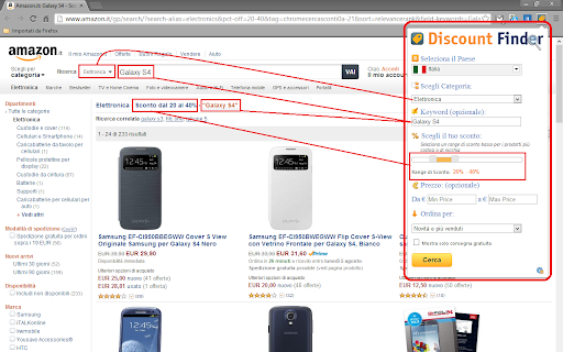 Amazon Discount Finder screenshot