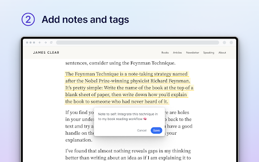 Readwise Highlighter screenshot